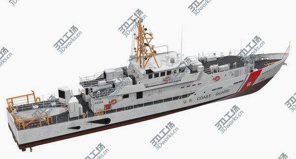 images/goods_img/20210312/Coast Guard Cutter Jacob Poroo Sentinel Class Ship 3D model/5.jpg